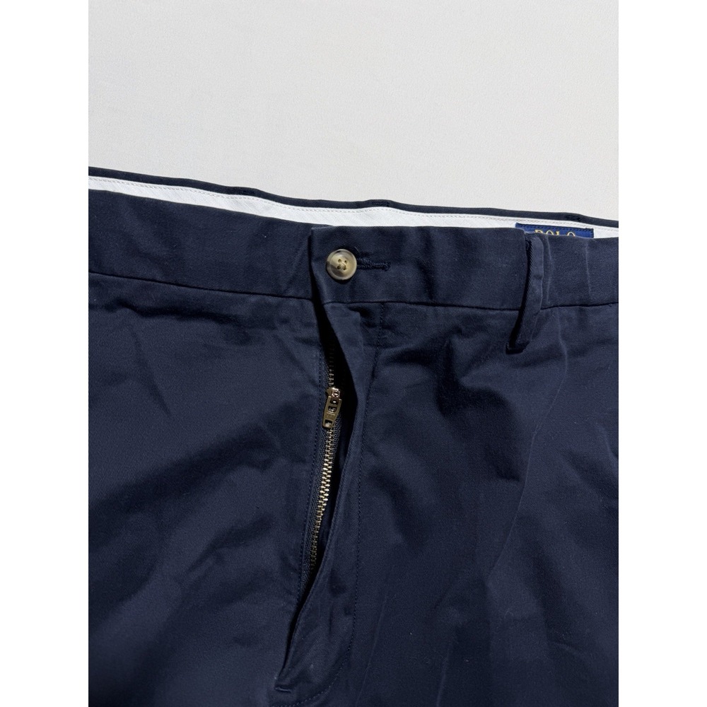 Polo Ralph Lauren Mens Navy Chino Pants 40x32 Stretch Classic Fit Cotton - Picture 8 of 12